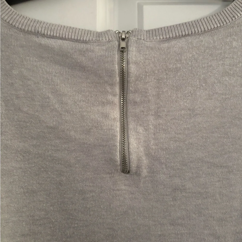 Cable & Gauge Light Gray Sweater - Picture 4 of 4